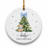 Baby's First Christmas Ornament - Blue