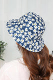 White & Blue Daisy Bucket Hat