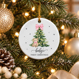 Baby's First Christmas Pink