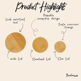 Bamboo Mason Jar Lids | Summer Bestseller