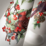 Cardinal Print Cone Tree - Small or Large