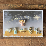 Unto Us Is Born Nativity Figurine Set