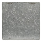 Metal Santa with Christmas Tree Sign