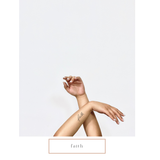 Faith Calligraphy Temp Tattoo | Skin & Hat Tattoo Christian