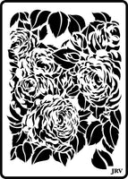 JRV Peonies stencil