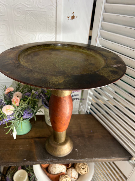 Copper tiered tray