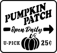 JRV Pumpkin Patch Stencil