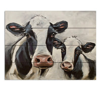 Metal farm animal signs