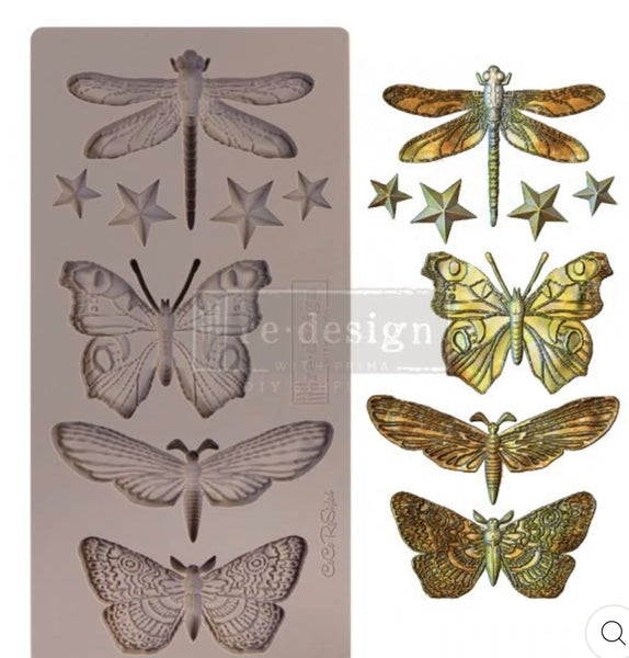 CECE INSECTA & STARS MOULD - SIZE: 5″ X 10″, 8MM THICKNESS