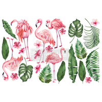 SMALL TRANSFERS – FLAMINGO PINK –