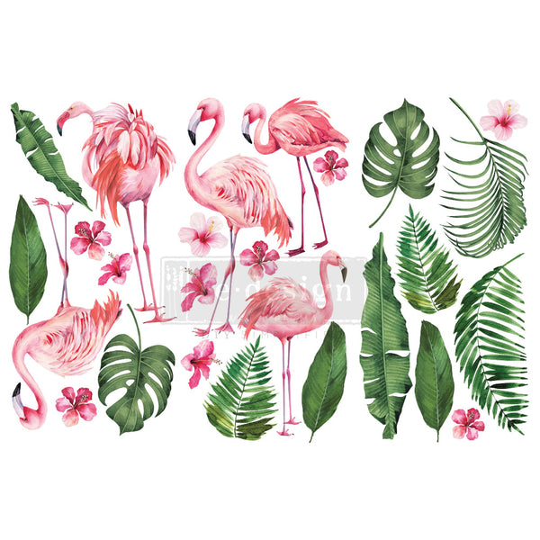 SMALL TRANSFERS – FLAMINGO PINK –