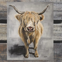 Metal farm animal signs
