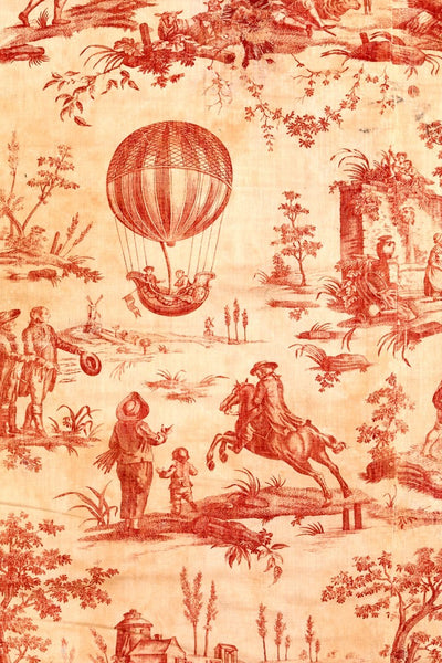 Red Toile Roycycled Treasures Decoupage Paper